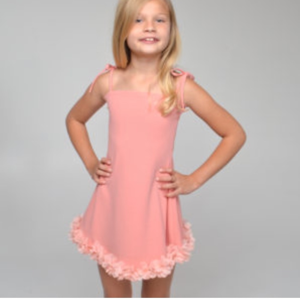 New Lily & Claire Stretch Dress w/ tie up straps.
